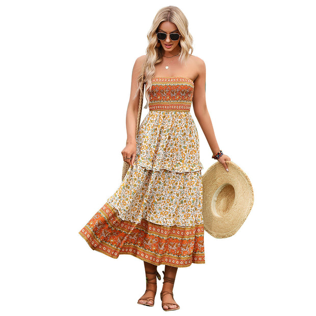 Fashion Tube Top Dress For Women