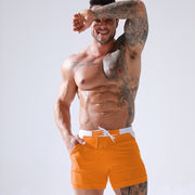 Men's Swimsuit Sexy Boxer Swim Shorts