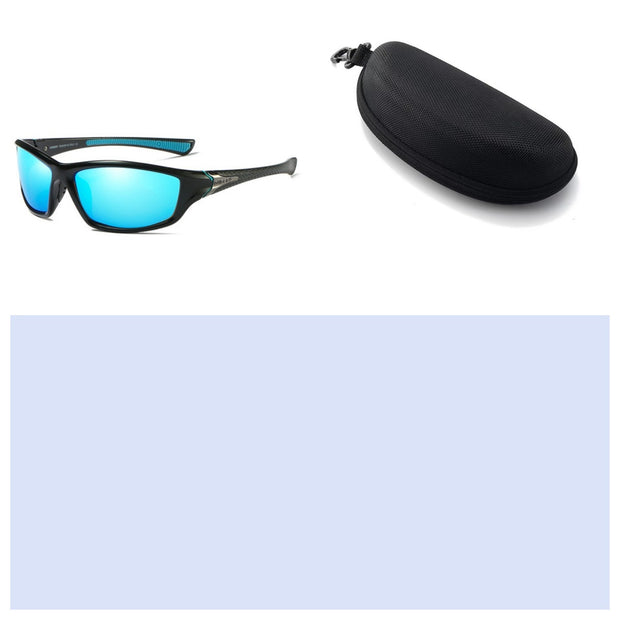DUBERY Square Sports Style Polarized Sunglasses Men Brand Original Design Sun Glasses Male Ultralight Glasses Frame Goggles